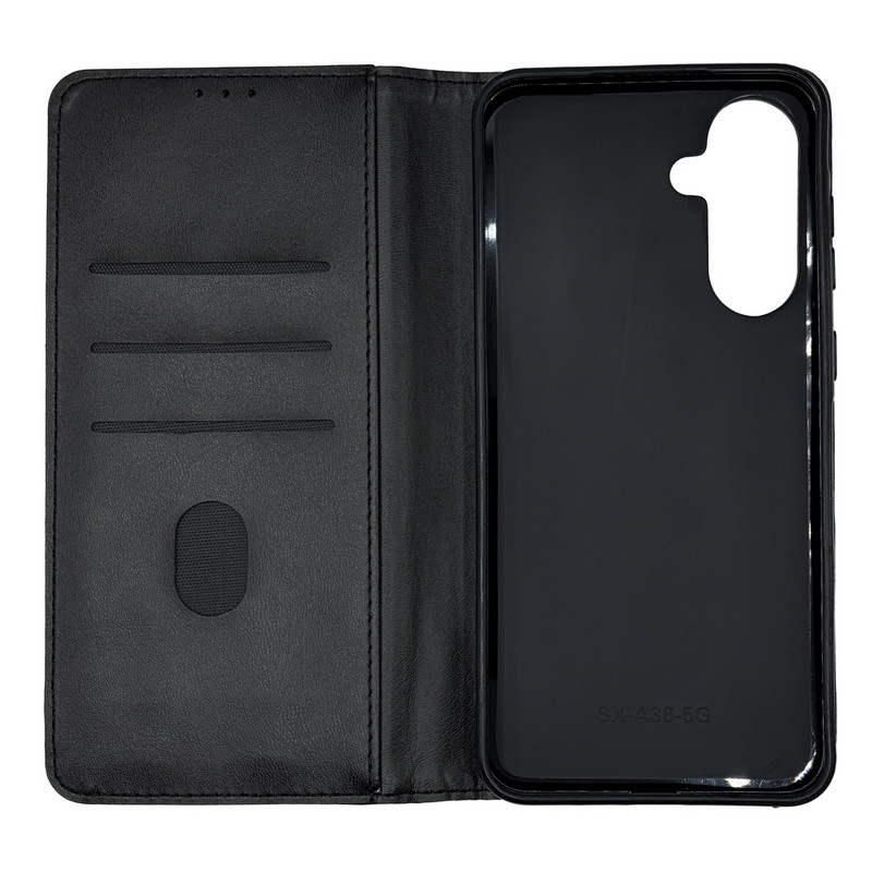 Чехол книжка Business leather Samsung A37 Черный