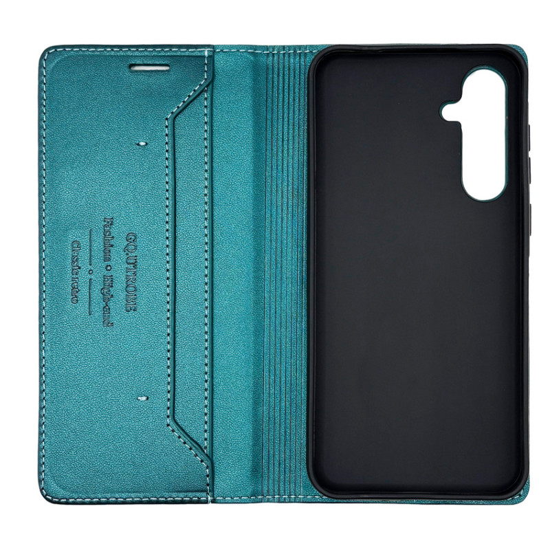 Чохол книжка шкіряний GQ Samsung S25FE Зелений