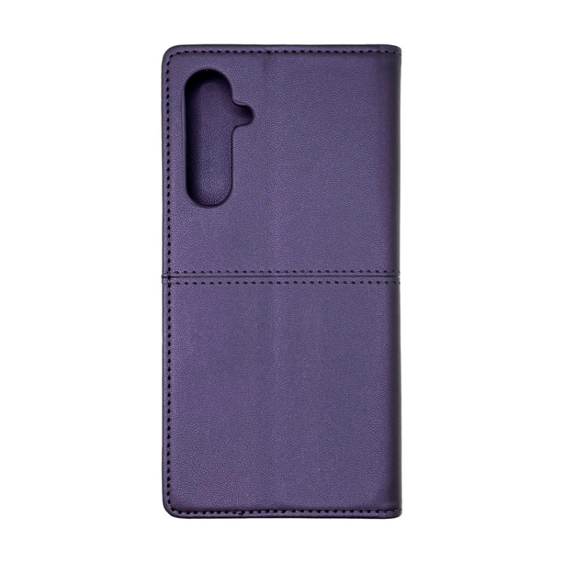 Чохол книжка шкіряний GQ Samsung S25FE Фіолетова