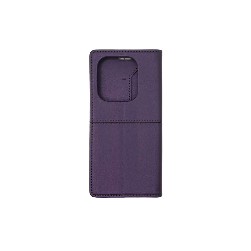 Чохол книжка шкіряна GQ Xiaomi Redmi Note 14 4G Фіолетова