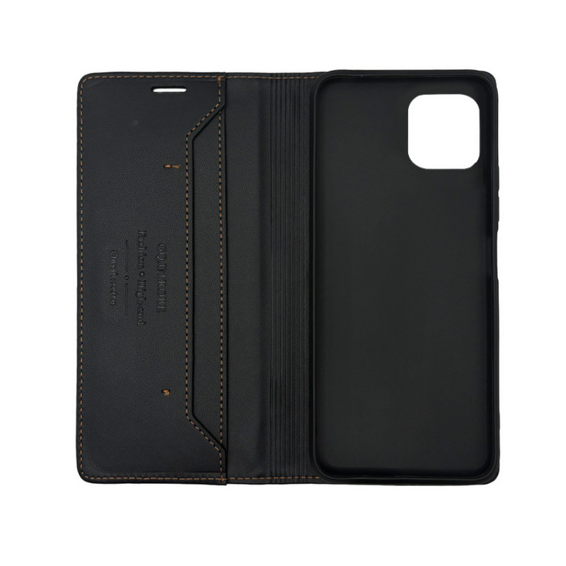 Чохол книжка  шкіряна GQ Xiaomi Mi 11 lite Чорна