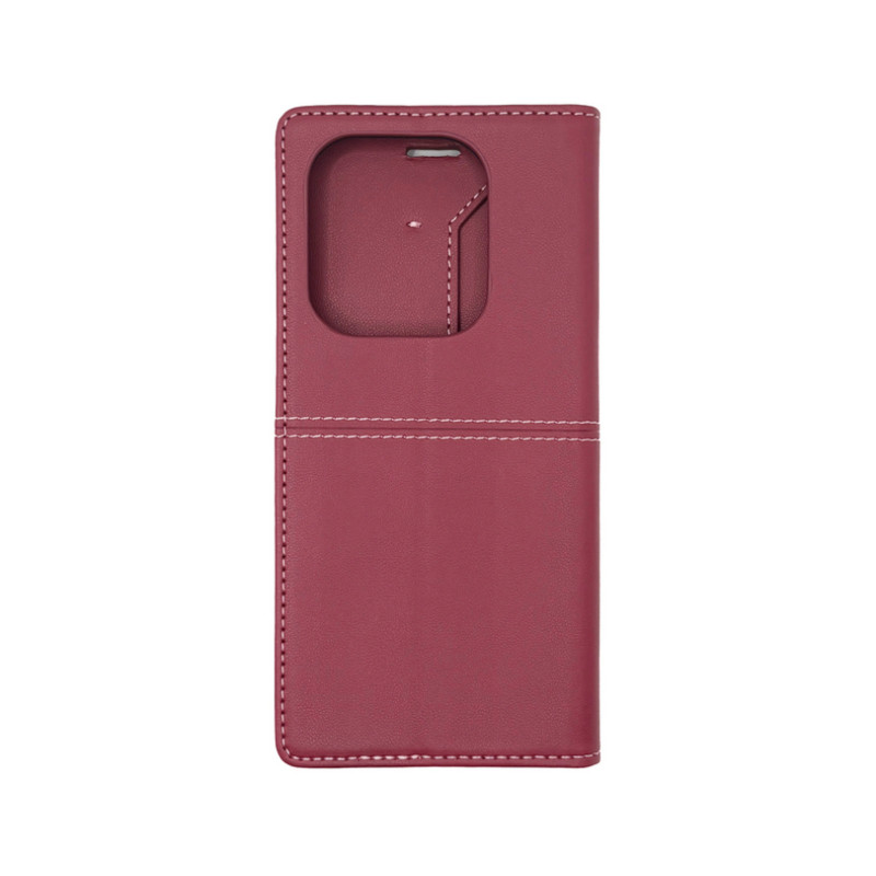 Чохол книжка шкіряна GQ Xiaomi Redmi 15C Бордова
