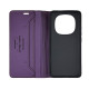 Чехол книжка кожаный GQ Xiaomi Redmi Note 15 4G/5G Фиолетовый