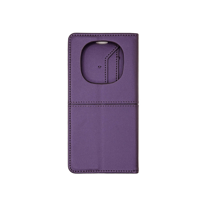 Чехол книжка кожаный GQ Xiaomi Redmi Note 15 4G/5G Фиолетовый