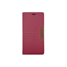 Чехол книжка кожаный GQ Xiaomi Redmi Note 15 4G/5G Бордовый