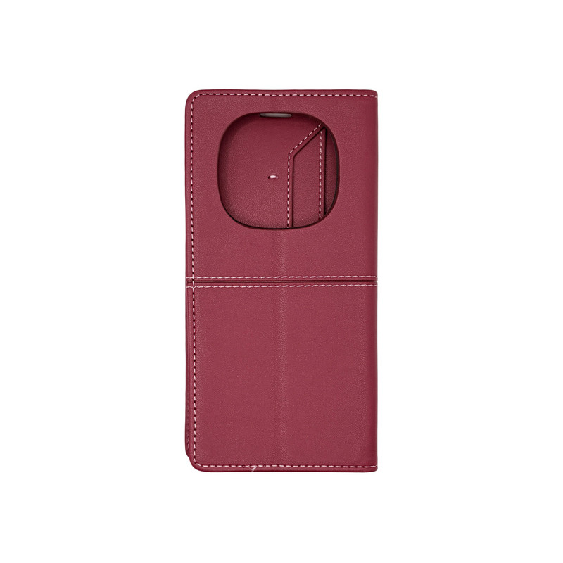 Чохол книжка шкіряна GQ Xiaomi Redmi Note 15 4G/5G Бордова