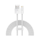 Кабель USB to Lightning Baseus Dynamic Series 2.4A 1 м Білий