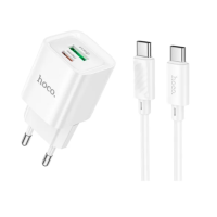 МЗП Hoco C147A PD/QC 20W+Type-C to Type-C White