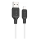 Кабель Hoco X90 USB-Lightning 2.4A 1m White