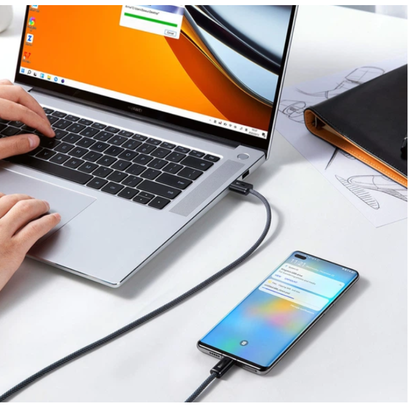 Кабель USB-Type C Baseus Dynamic Series Fast Charging 100W 1m Black