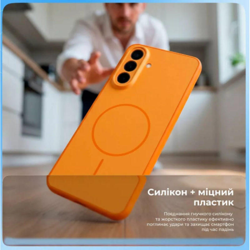Чохол накладка Proove Softline Case with Magnetic Ring Xiaomi Redmi Note 14 4G Orange