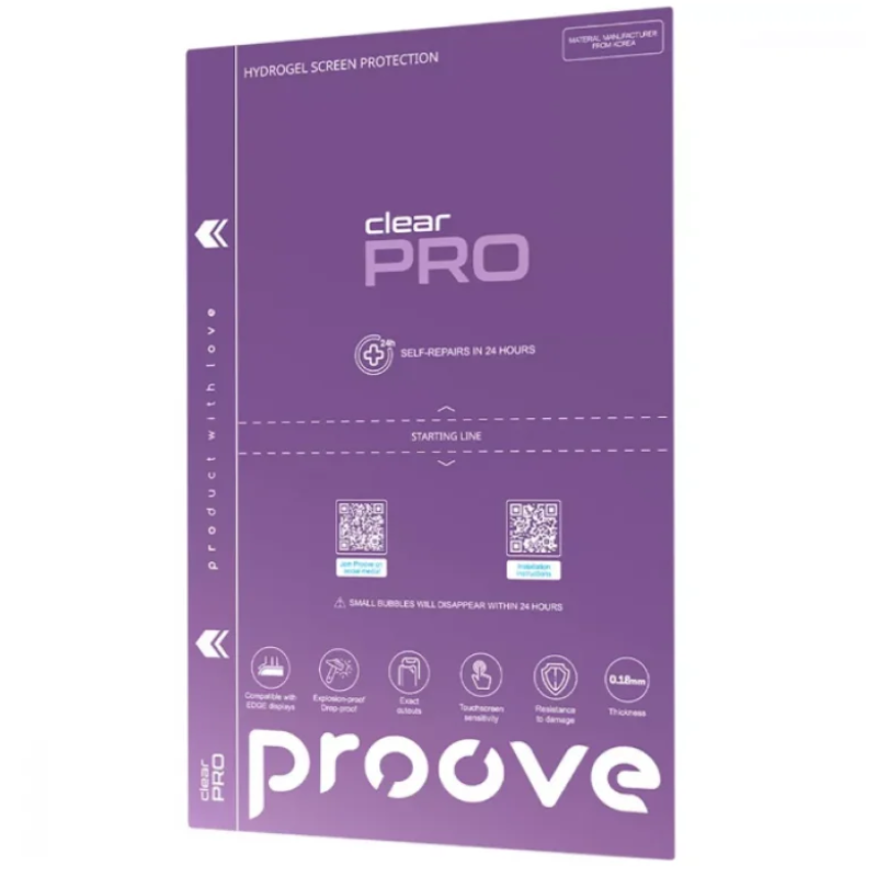 Гідрогелева плівка Xiaomi Redmi Note 15 Pro+ 5G Proove Pro Глянцева
