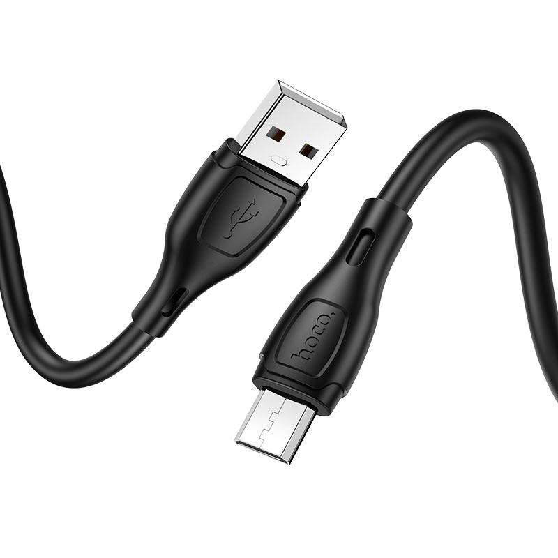 Кабель USB-Micro USB Hoco X61 1m 2.4A