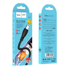 Кабель USB-Micro USB Hoco X61 1m 2.4A