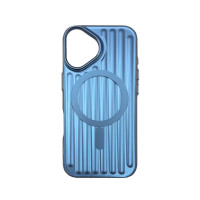Чехол накладка Line Case with MagSafe iPhone 16 Blue
