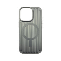 Чехол накладка Line Case with MagSafe iPhone 16 Pro Grey