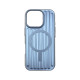 Чехол накладка Line Case with MagSafe iPhone 16 Pro Max Blue