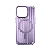Чехол накладка Line Case with MagSafe iPhone 15 Pro Max  Purple