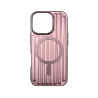 Чехол накладка Line Case with MagSafe iPhone 15 Pro Max Pink