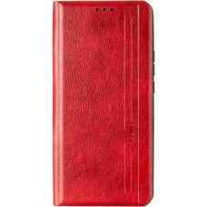 Чохол книжка Mustang шкіра Xiaomi Redmi 9A Червоний