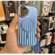 Чехол накладка Line Case with MagSafe iPhone 17 Blue