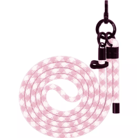 Шнурок Crossbody Proove Twist white/pink
