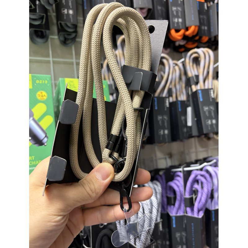 Шнурок Crossbody Proove Twist brown