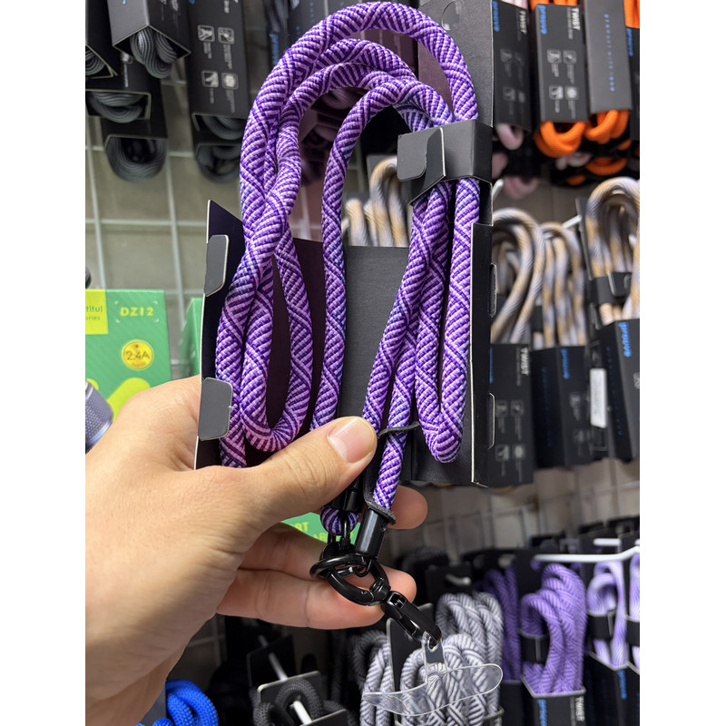 Шнурок Crossbody Proove Twist purple/white