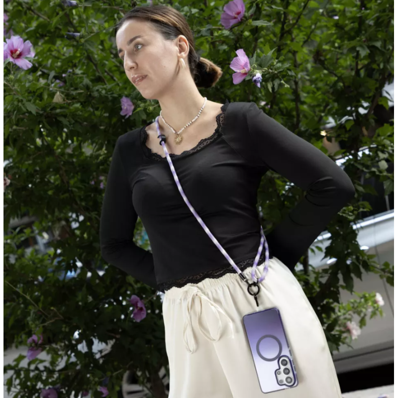 Шнурок Crossbody Proove Twist Spiral blue/white