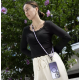 Шнурок Crossbody Proove Twist Spiral blue/white