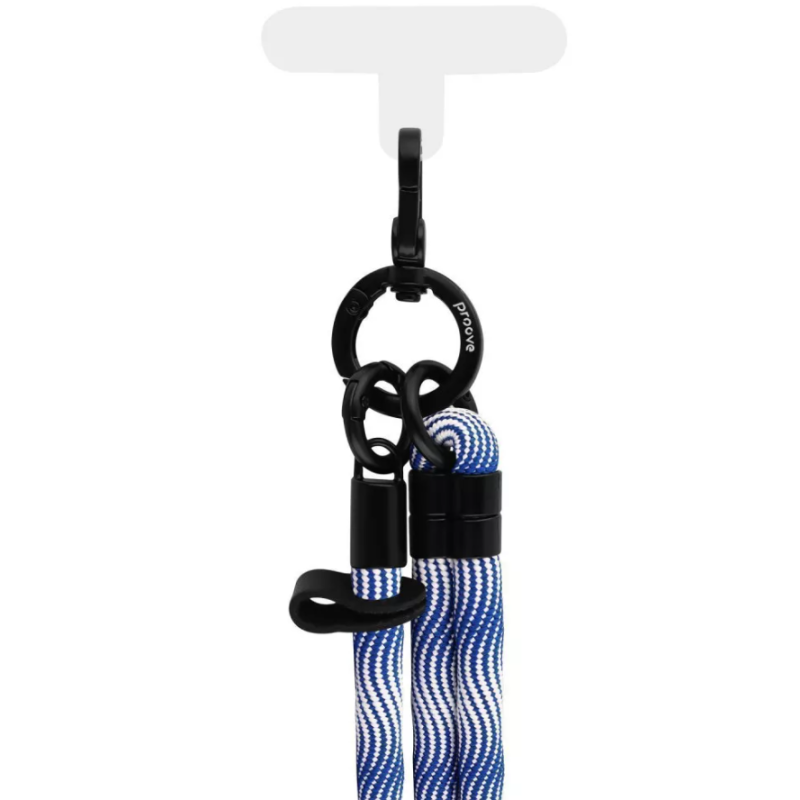 Шнурок Crossbody Proove Twist Spiral blue/white