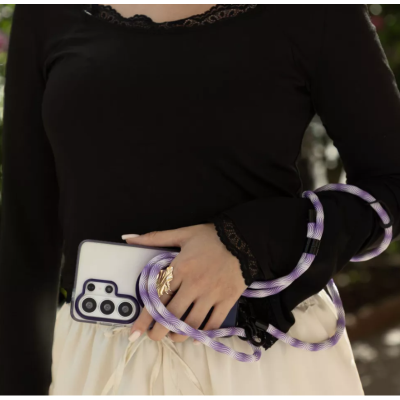 Шнурок Crossbody Proove Twist Spiral blue/white