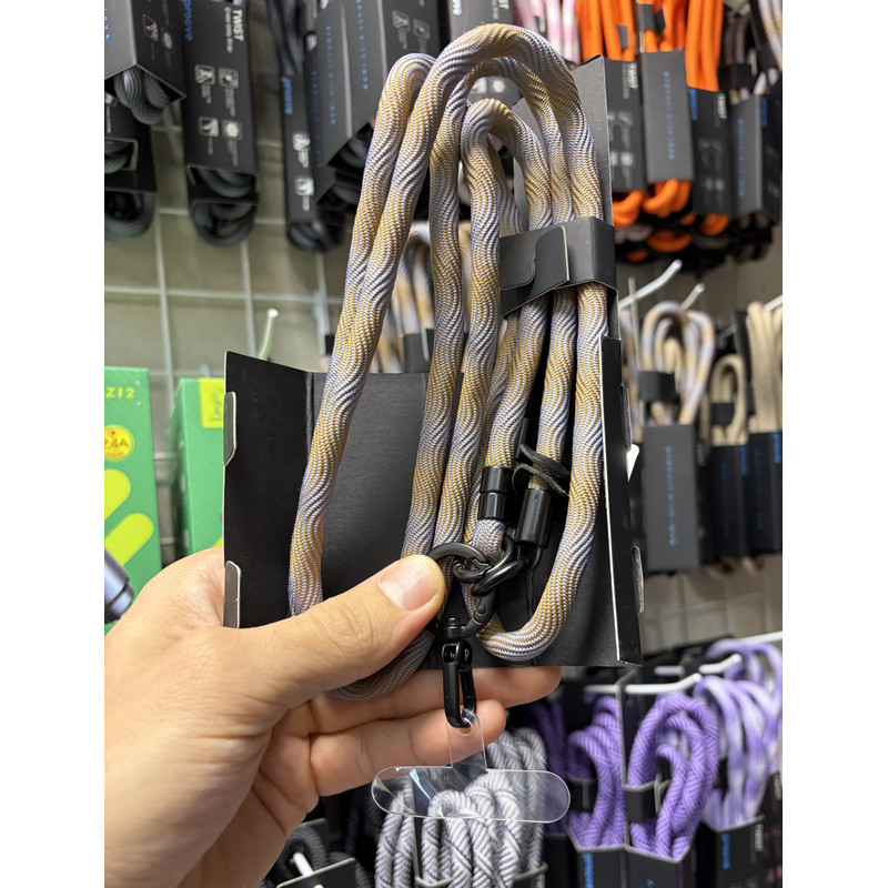 Шнурок Crossbody Proove Twist Spiral silver/gold