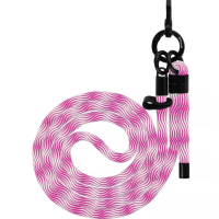 Шнурок Crossbody Proove Twist Spiral white/pink