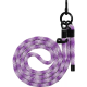 Шнурок Crossbody Proove Twist Spiral purple/white