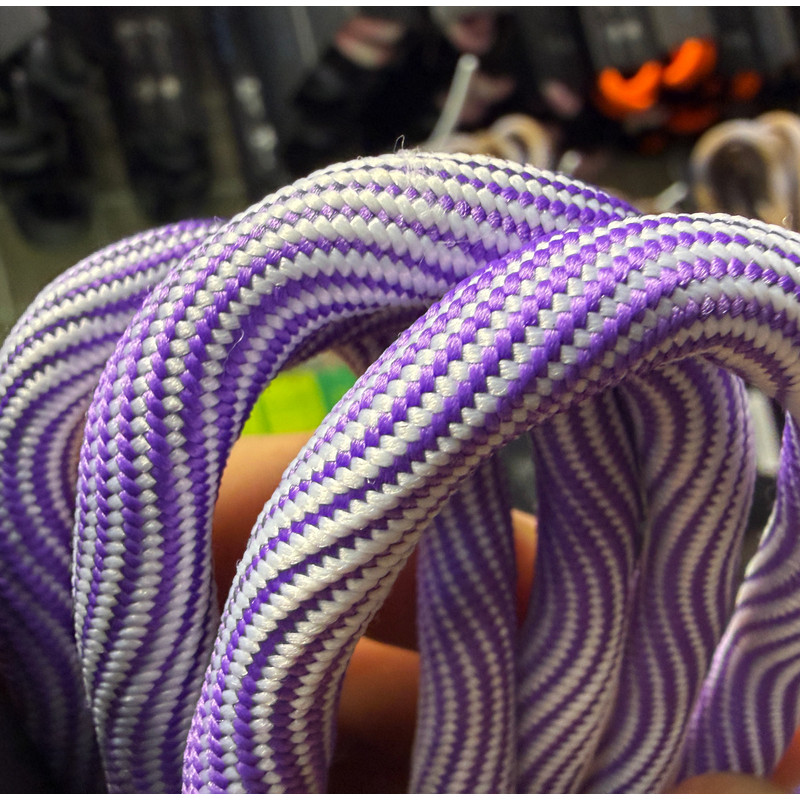 Шнурок Crossbody Proove Twist Spiral purple/white