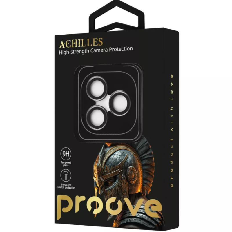 Захисне скло для камери Proove ACHILLES iPhone 18 Pro Black 