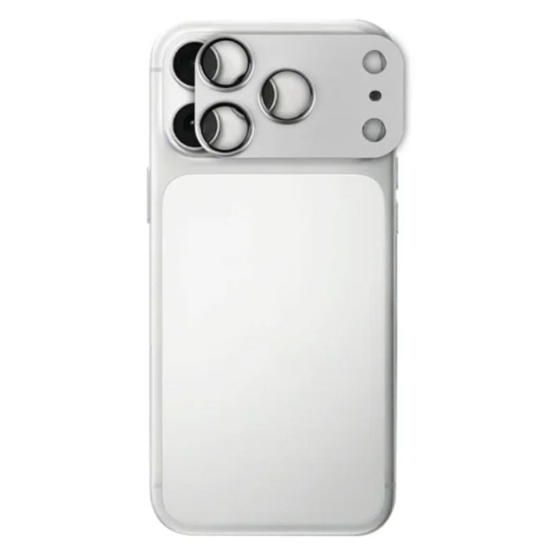 Защитное стекло для камеры iPhone 18 pro Fibra Shield Silver