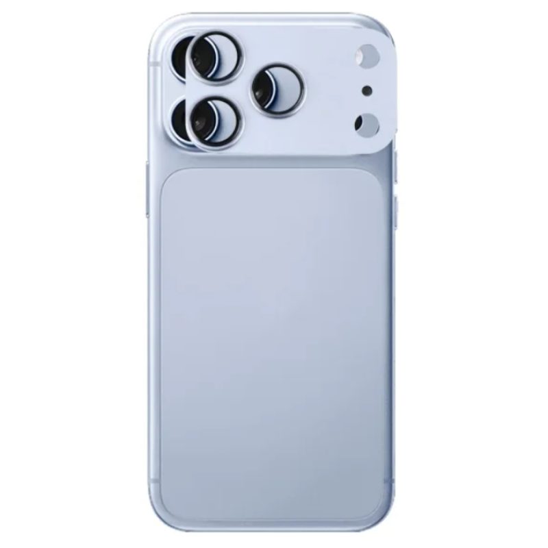 Защитное стекло для камеры iPhone 18 pro Fibra Shield Blue