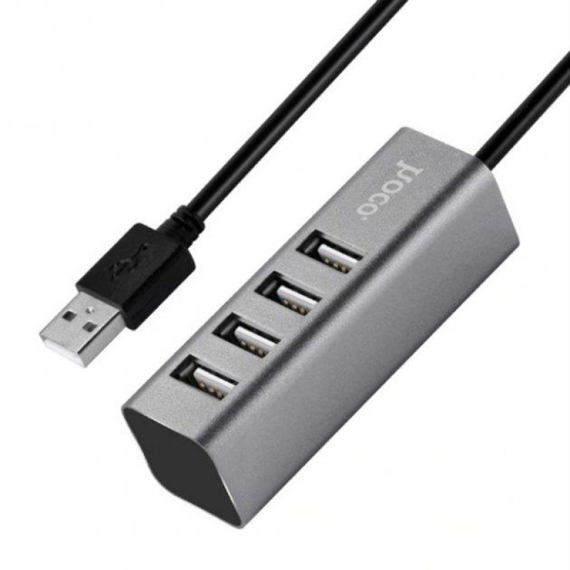 USB Hub Hoco HB1 (4 USB-порти, 80 см)