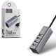 USB Hub Hoco HB1 (4 USB-порти, 80 см)