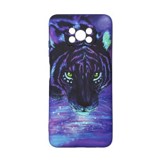 Чехол накладка Silicone Case Picture (7) Xiaomi Poco X3