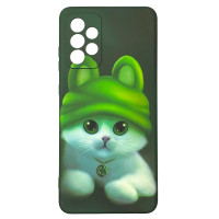 Чехол накладка Silicone Case Picture (3) Samsung A72