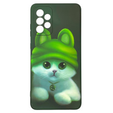 Чехол накладка Silicone Case Picture (3) Samsung A72
