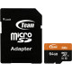 Картка пам'яті Micro SD Team Group 64 Gb Class 10 +adapter