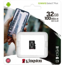 Карта памяти Micro SD Kingston 32 Gb Class 10 Canvas Select+