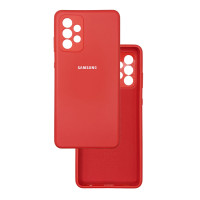 Чохол накладка Silicone Case Samsung A72 Червоний