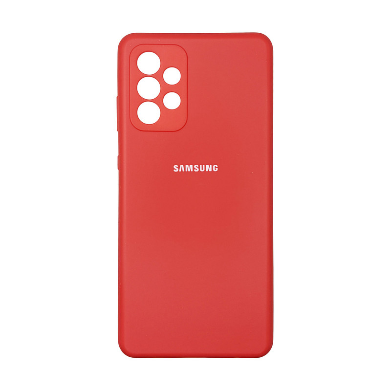 Чохол накладка Silicone Case Samsung A72 Червоний