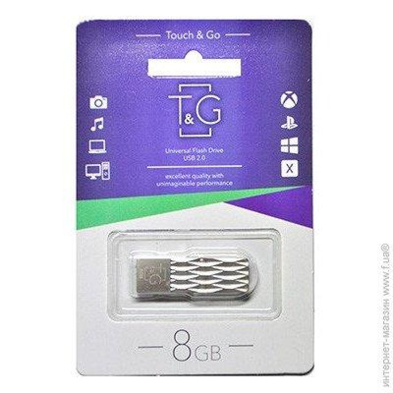 USB Flash T&G TG103 8Gb 2.0 silver