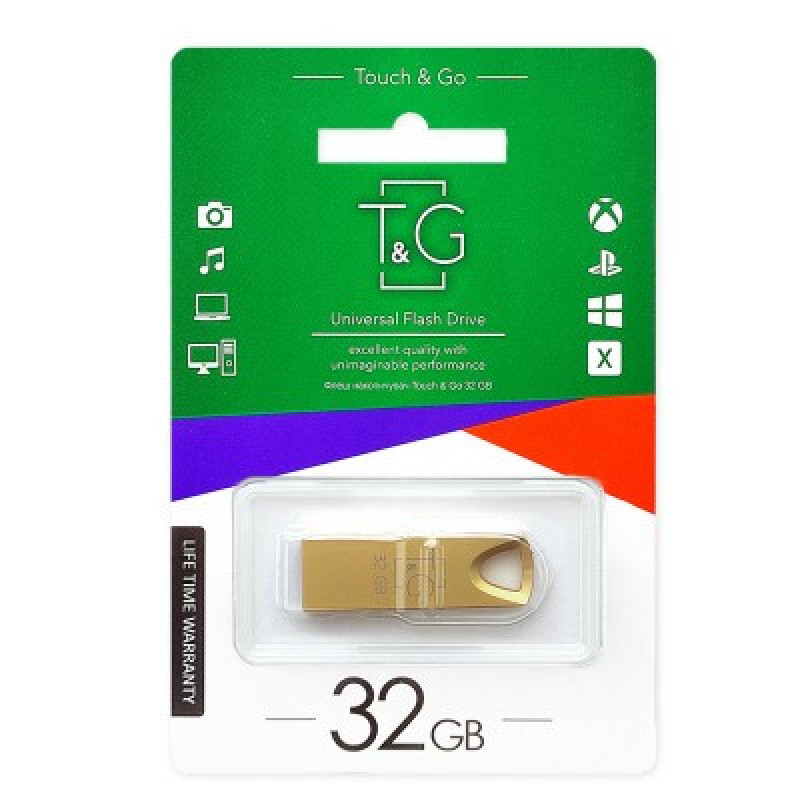 USB Flash T&G TG117 32Gb 2.0 gold